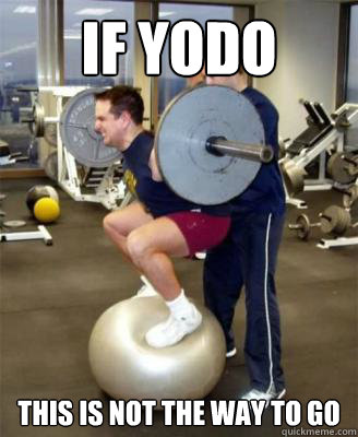 If YODO This Is Not The Way To Go  You Only Die Once
