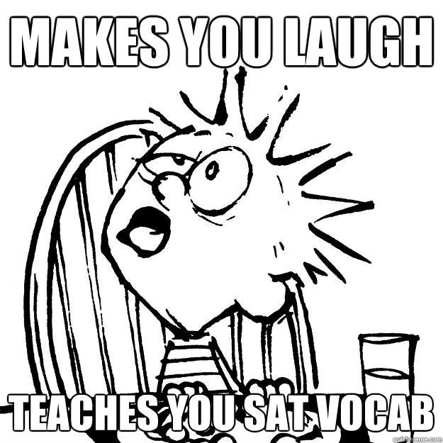Makes you Laugh Teaches you SAT vocab - Makes you Laugh Teaches you SAT vocab  Cool Kid Calvin