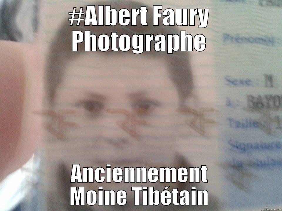 #ALBERT FAURY PHOTOGRAPHE ANCIENNEMENT MOINE TIBÉTAIN Misc