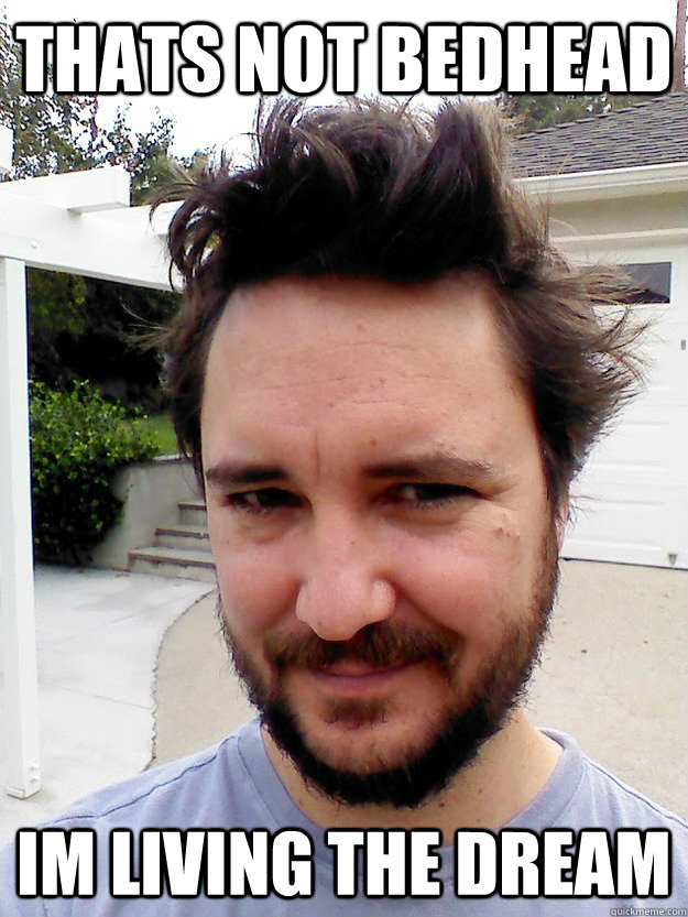Thats not bedhead Im living the dream - Thats not bedhead Im living the dream  Wil Wakes Up