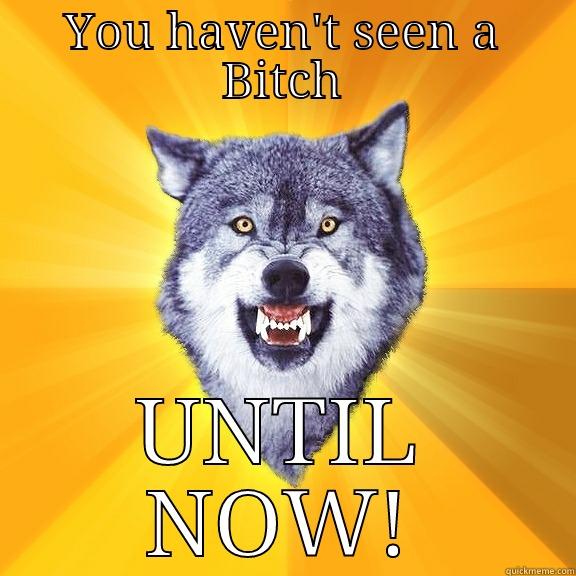YOU HAVEN'T SEEN A BITCH UNTIL NOW! Courage Wolf