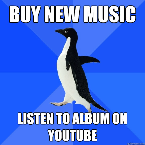 Buy new music listen to album on youtube  Socially Awkward Penguin