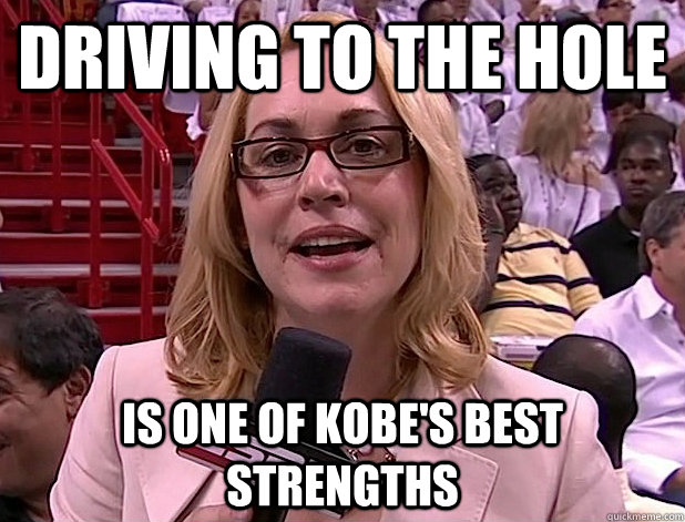 Driving to the Hole Is One of Kobe's Best Strengths  