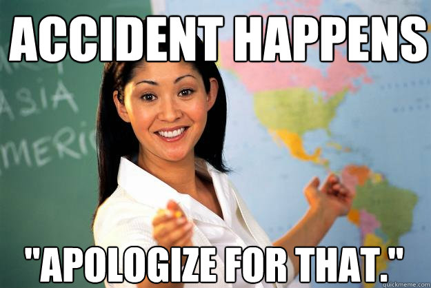 Accident happens 