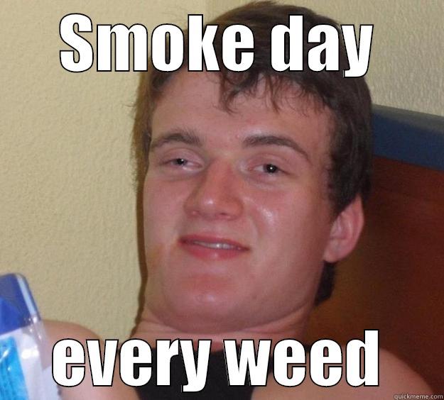 SMOKE DAY EVERY WEED 10 Guy