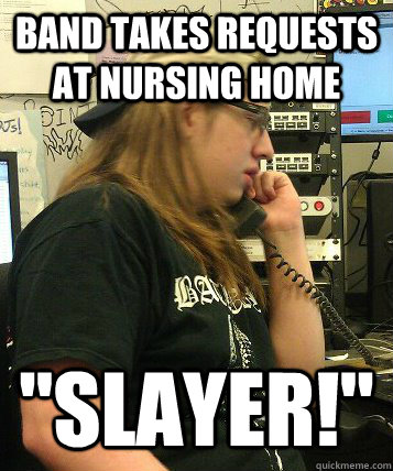 BAND TAkes requests at nursing home 
