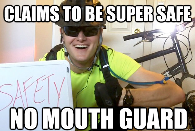 Claims to be Super Safe No mouth guard  