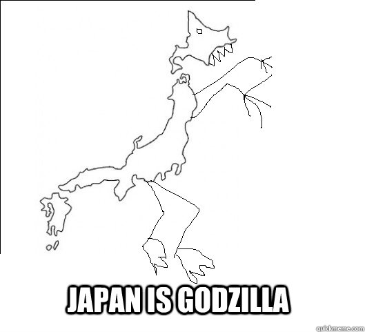 japan is godzilla  
