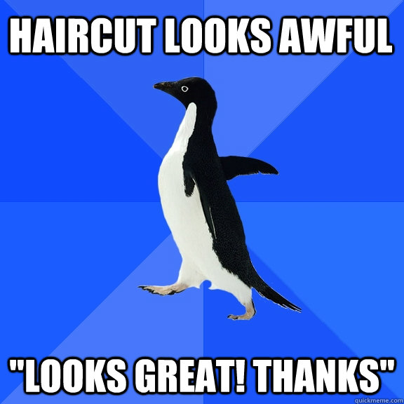 haircut looks awful 