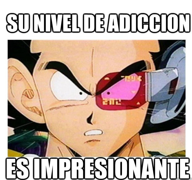 su nivel de Adiccion  Es impresionante  