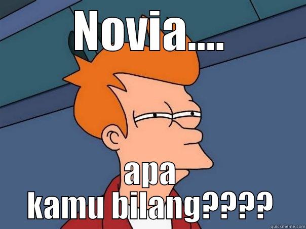 NOVIA.... APA KAMU BILANG???? Futurama Fry