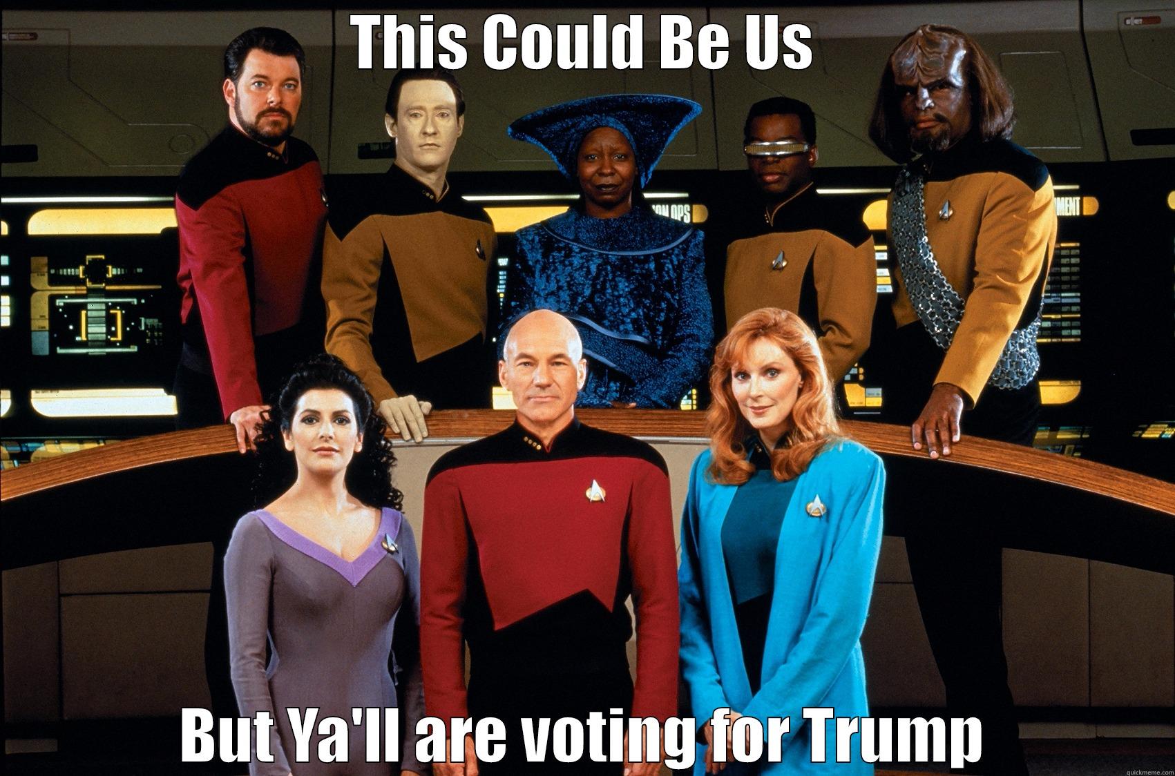 THIS COULD BE US BUT YA'LL ARE VOTING FOR TRUMP Misc