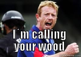 Paul Collingwood meme  -  I´M CALLING YOUR WOOD Misc