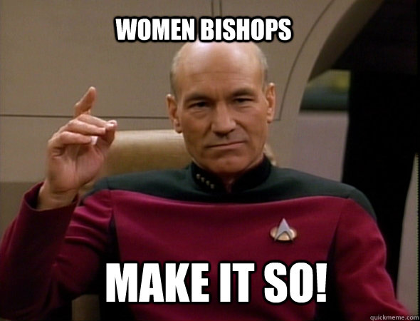 women bishops make it so!  