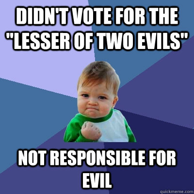 Didn't vote for the 
