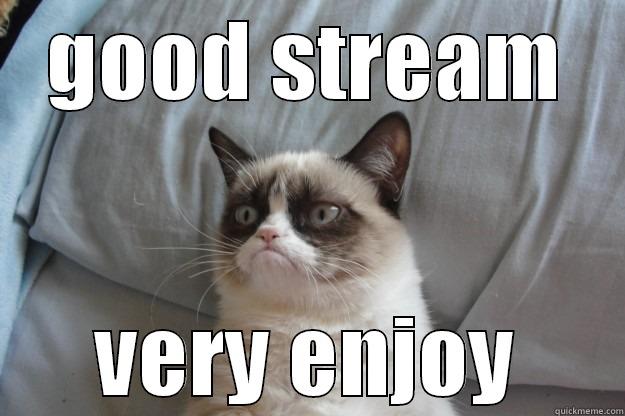 grumpy cat - GOOD STREAM VERY ENJOY Grumpy Cat