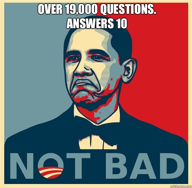 Over 19,000 questions. Answers 10 - Over 19,000 questions. Answers 10  Misc